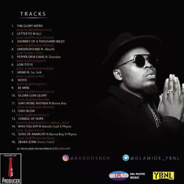 Olamide Shocks Everyone As He Releases Album Track List For “The Glory” – Guess Who Is Missing [See Here]